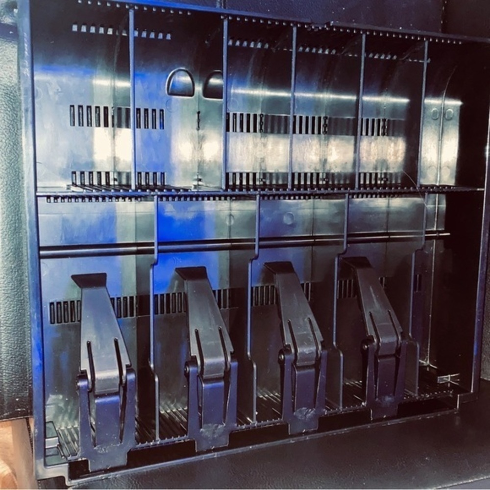 Cash Tray box cash register 2 used Cash drawers from IBM pos​ black no covers